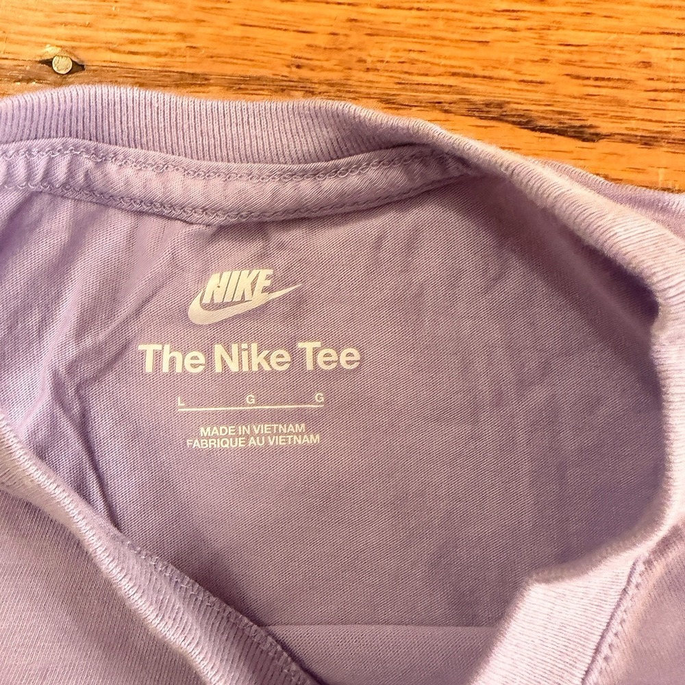 Nike Youth Sole Food Graphic  T Shirt  Purple Size L - Picture 5 of 5